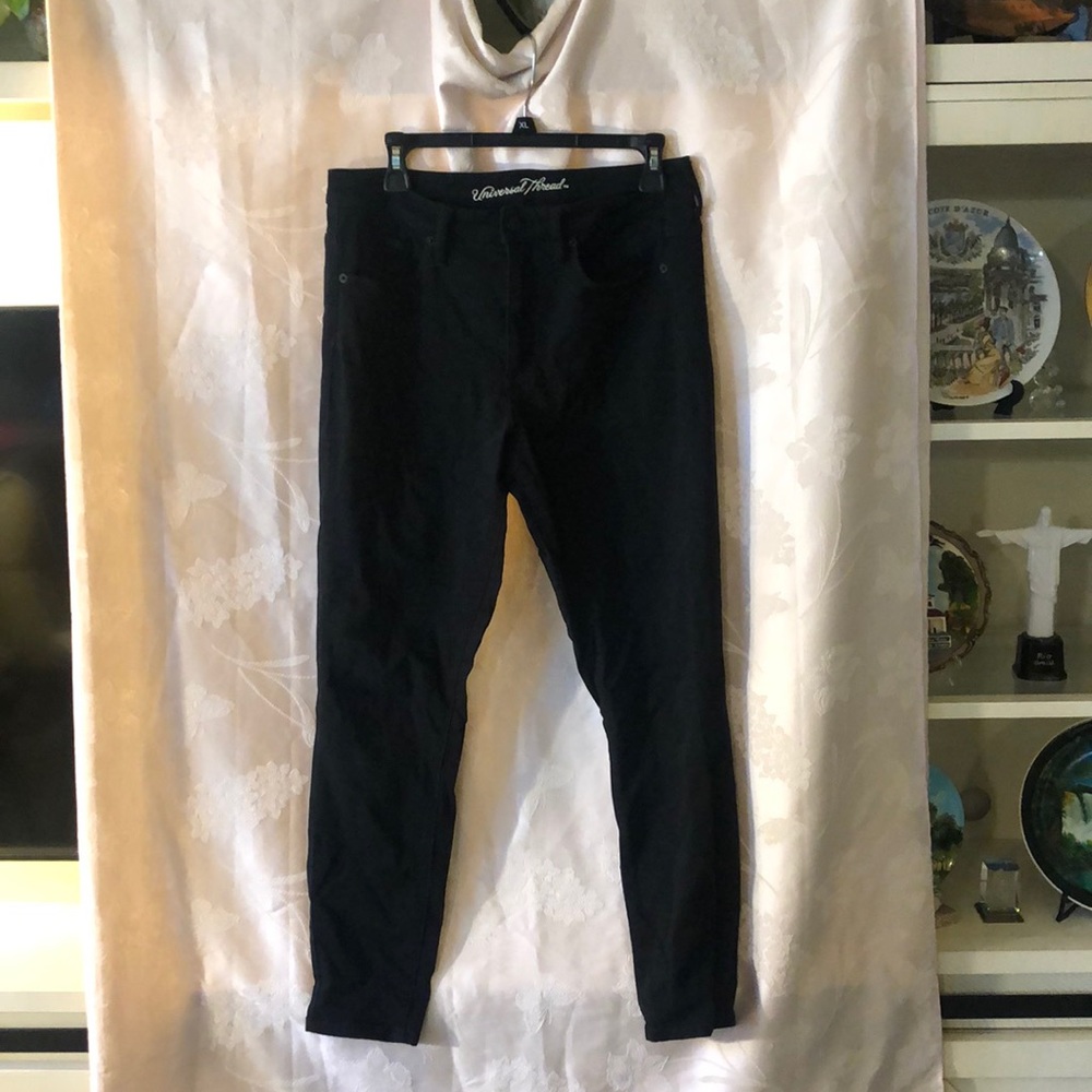 Universal Thread Black highest rise skinny jeans.